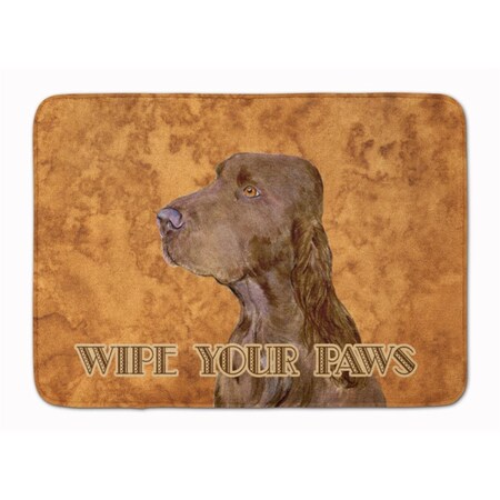 Carolines Treasures Field Spaniel Wipe Your Paws Machine Washable Memory Foam Mat SS4879RUG